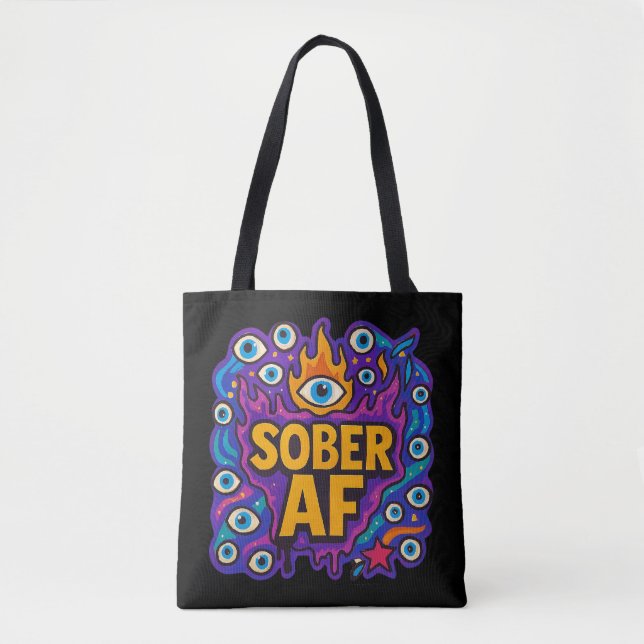 Bolsa Tote Sober AF -  (Frente)