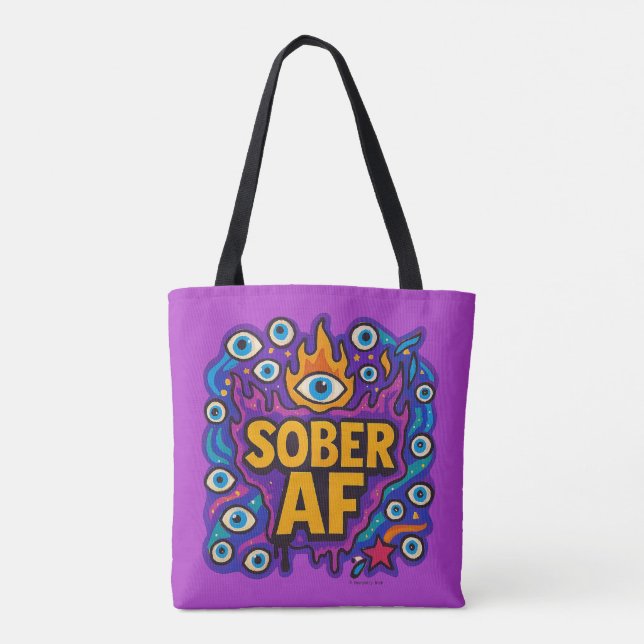 Bolsa Tote Sober AF -  (Verso)