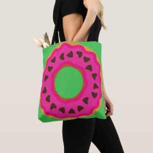 Bolsa Tote Sobremesa,Donut,Donut com Glacê e chocolate,Modern