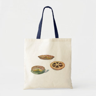 Bolsa Tote Sobremesas Antigas, Tortas de Ação de Graças, Abób