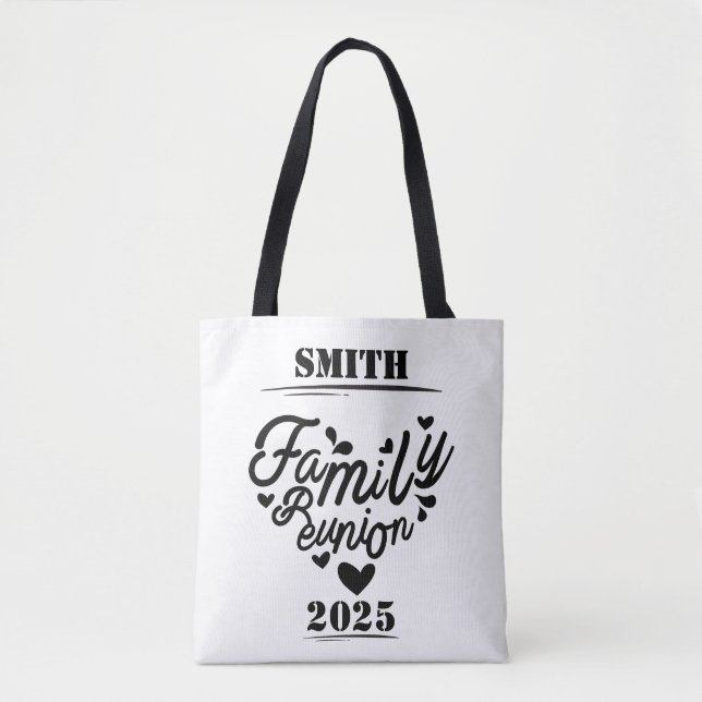 Bolsa Tote [Sobrenome] Reunião Familiar - [Ano] (Frente)