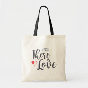 Bolsa Tote Sobretudo há sacola do amor