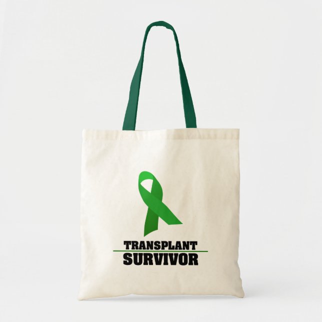 Bolsa Tote Sobrevivente da transplantação (Frente)