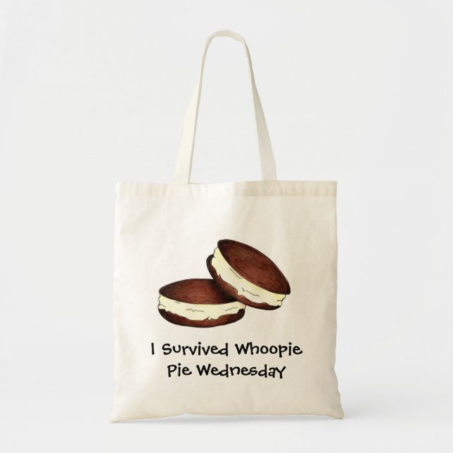 Bolsa Tote Sobrevivi ao Whoopie Pie Quarta-feira Comida Holan (Frente)