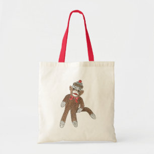 Bolsa Tote Sock Monkey Tot Bag