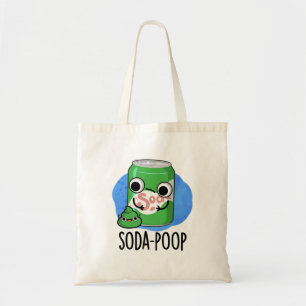 Bolsa Tote Soda Poop Engraçado Bebida Arma