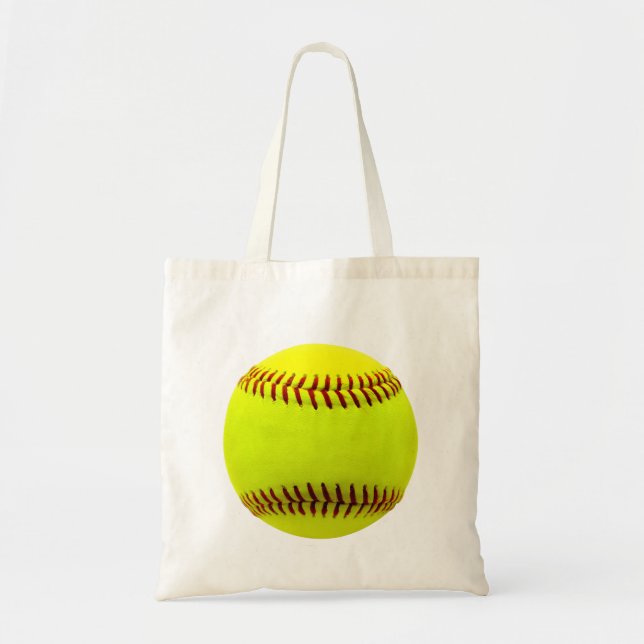 Bolsa Tote Softball Cutomize Personalizar a Bola de Teto Caoc (Frente)
