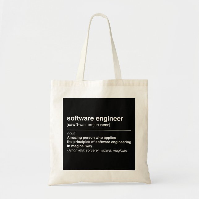 Bolsa Tote Software Engineer (Frente)