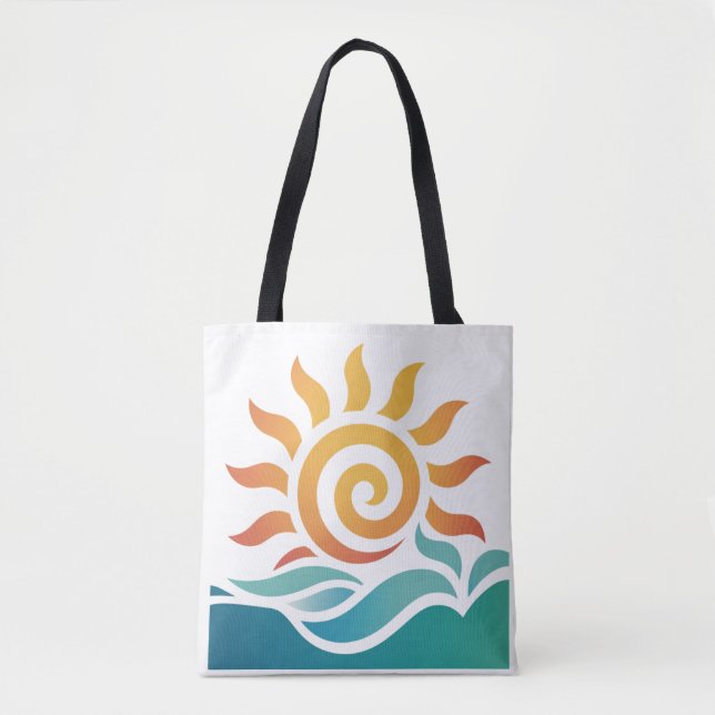 Bolsa Tote Sol Brilhante (Frente)