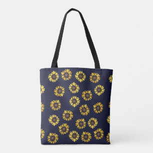 Bolsa Tote Sol de verão de girassol