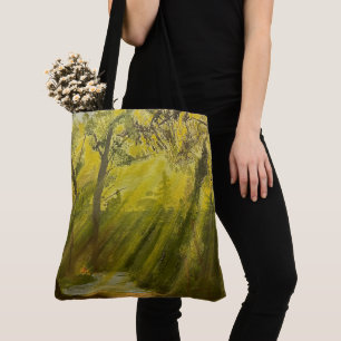 Bolsa Tote Sol na floresta, por Gary Poling