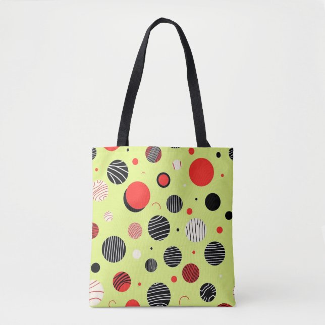 Bolsa Tote Solar Pop Abstract Geometric (Frente)