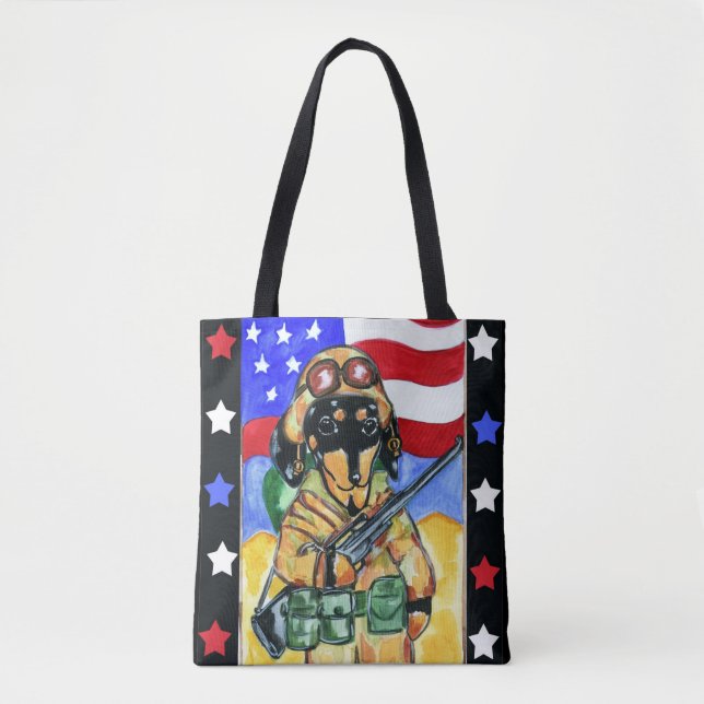 Bolsa Tote Soldado Doxie (Frente)