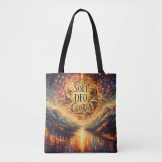Bolsa Tote Soli Deo Gloria, Glória a Deus Sozinha, Cristã