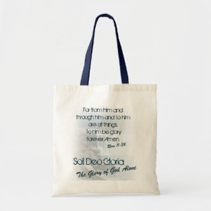 Bolsa Tote Soli Deo Gloria/glória do deus apenas