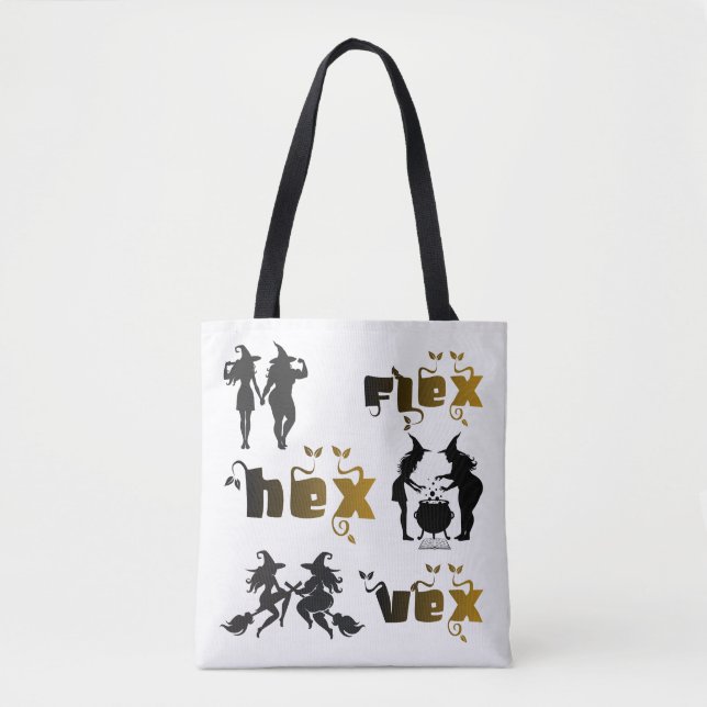 Bolsa Tote Solidariedade Corporal Pagan Queer | Hexing e Vexi (Frente)
