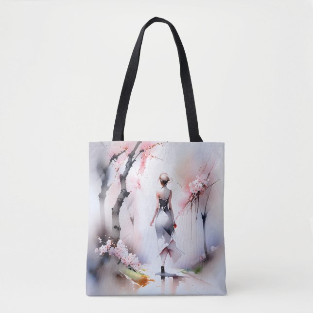 Bolsa Tote Solitário Andando (Frente)