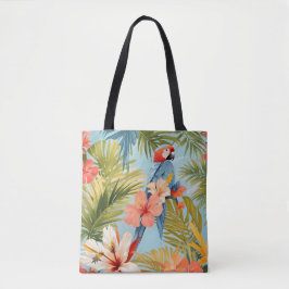 Bolsa Tote Solitude Tropical Macaw