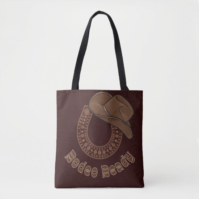 Bolsa Tote Solução de ferradura em rodeio (Frente)