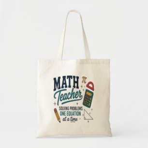 Bolsa Tote Solucionador de Problemas de Professor de Matemáti