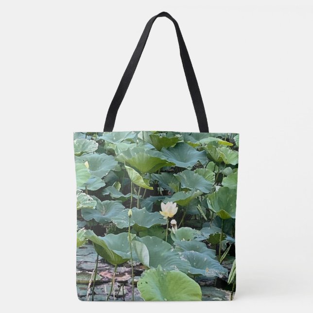 Bolsa Tote Sombra de Lírio Silêncio (Frente)