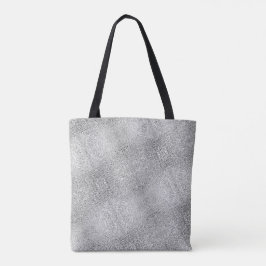 Bolsa Tote Sombras da Cinza Digital Texturizada com aspecto b