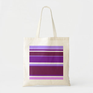 Bolsa Tote Sombras de listras roxas
