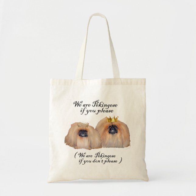 Bolsa Tote Somos pequinês (Frente)