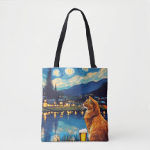 Sonhar com Saltos e estrelas | Cat Starry Night