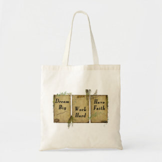 Bolsa Tote Sonhe Grande - Duro De Trabalho - Tenha Fé - Tote