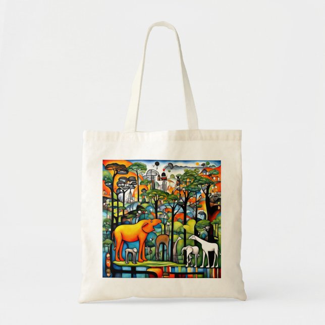 Bolsa Tote Sonho da Selva 2 (Frente)