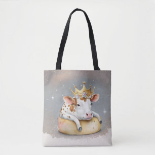 Bolsa Tote Sonho da Vaca Real no Trono de Queijo
