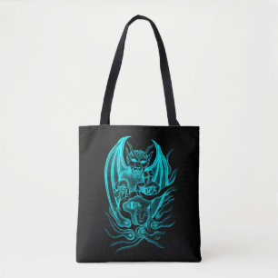 Bolsa Tote Sonho de meia-noite - Demônios no estilo da tatua