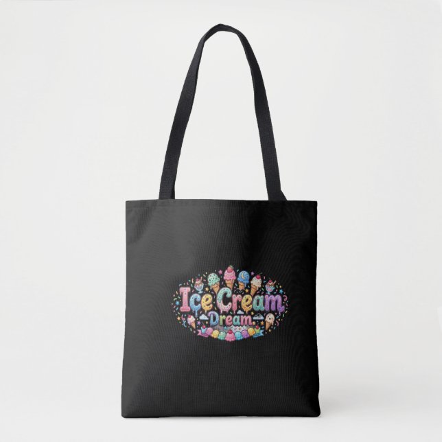 Bolsa Tote Sonho de Sorvete (Frente)