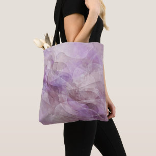 Bolsa Tote Sonho Lavanda Redemoinho Lilás Mauve Lavanda