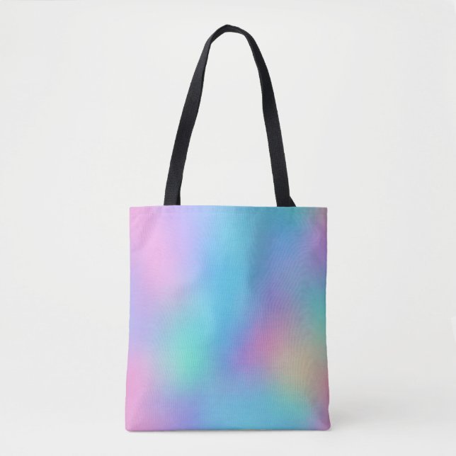 Bolsa Tote Sonho Pastel Holográfico (Frente)