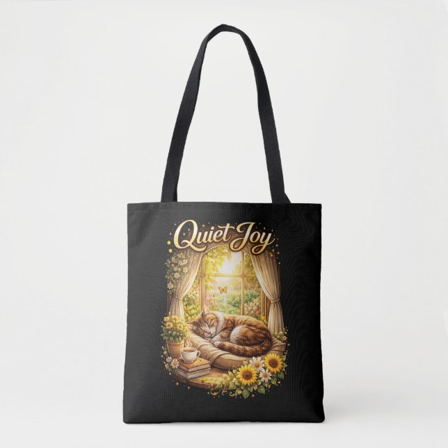 Bolsa Tote Sonhos da Janela Iluminada pelo Sol (Frente)