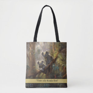 Bolsa Tote Sonhos de Floresta Koala, personalizados
