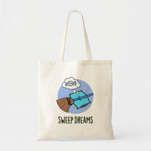 Bolsa Tote Sonhos Engraçados Brancos