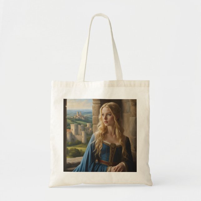 Bolsa Tote Sonhos Longe de Lugares Longe (Frente)