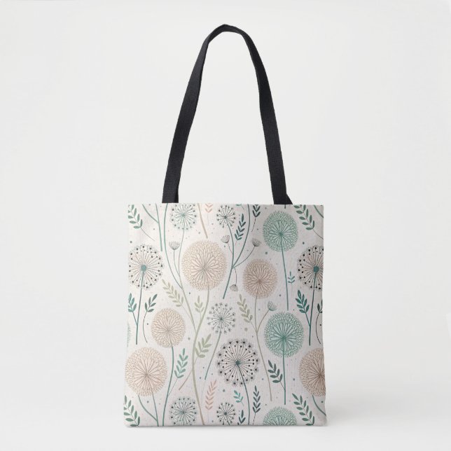 Bolsa Tote Sonhos Pastel Dandelion - Fios Whimsical (2) (Frente)