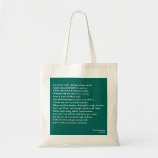 Bolsa Tote Sonnet 116Deixe-me não ao casamento das mentes ver
