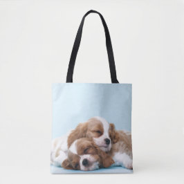 Bolsa Tote Sono descuidado dos Spaniels de rei Charles