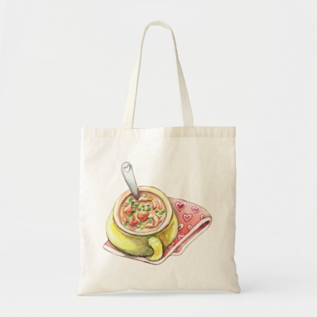 Bolsa Tote Sopa de Noodle em Galinha (Frente)