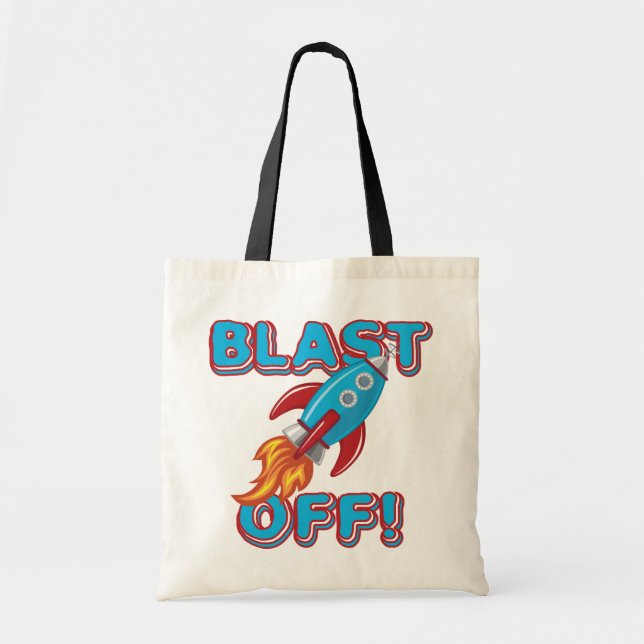 Bolsa Tote Sopre fora o navio de Rocket (Frente)