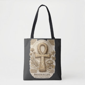 Bolsa Tote Sopro de Vida | Ankh | África Antiga