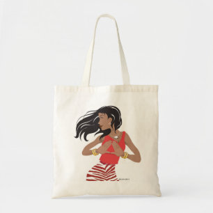 Bolsa Tote Soridade Vermelha e Branca (Theta)