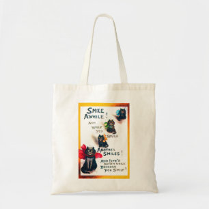 Bolsa Tote Sorria, Gato Negro, Louis Wain