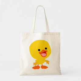 Bolsa Tote Sorrindo Banda de Cartoon Bonito