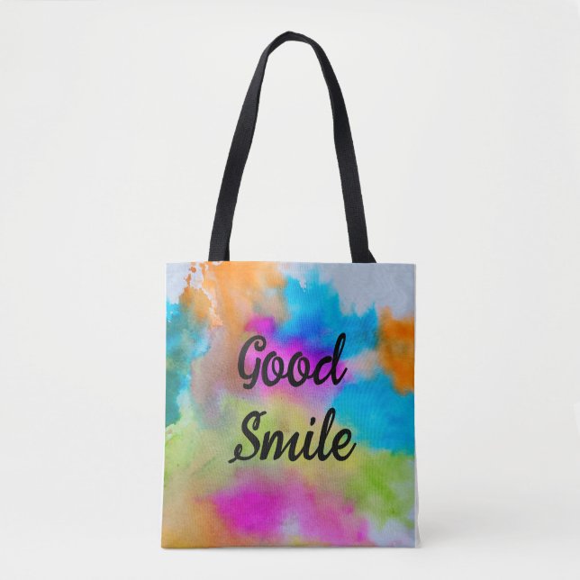 Bolsa Tote Sorriso bom (Frente)